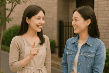 東京23区在住の主婦がドラム式洗濯機の修理について相談している様子