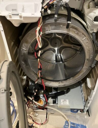 日立ドラム式洗濯機：bd-sx110crのドラムの汚れ