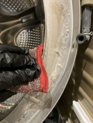 日立ドラム式洗濯機：bd-sx110crの分解クリーニング