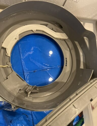 日立ドラム式洗濯機：bd-sx110crの分解クリーニングアフター