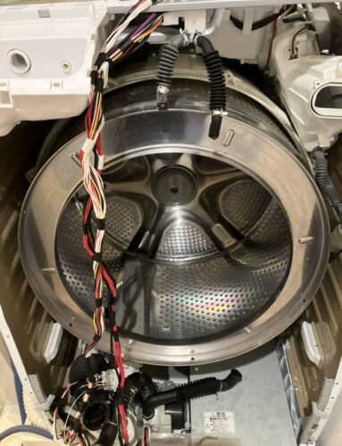 日立ドラム式洗濯機：bd-sx110crの分解クリーニングアフター